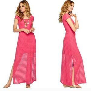 LILLY PULITZER Ramsay pink knit maxi dress, Small.